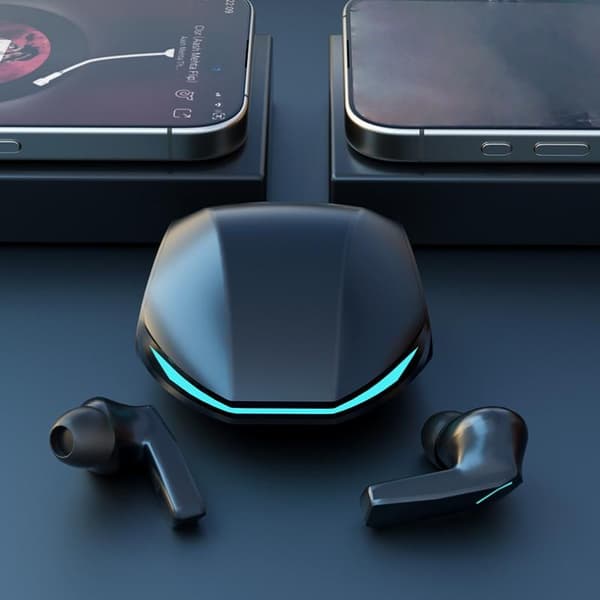 1 uppsättning för GM2 Pro TWS Bluetooth 5.3 trådlösa hörlurar med HD A2