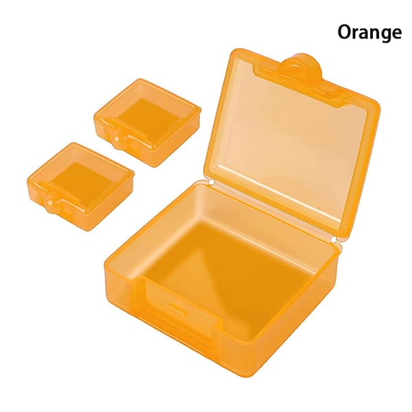 3 stk Pill Tablet Box Organizer Medisinholder Oppbevaringssmykker Transparent
