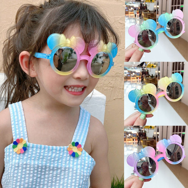Børn e Cartoon Solbriller Farver Udendørs Børnebeskyttelse Su A3