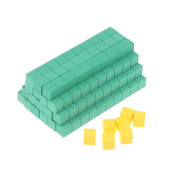 Bas Tio Block 130 Delar För Matematik Platsvärdesblock Bas 10 Matematik