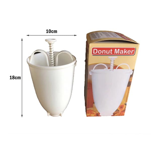 Donut Maker Making Light Artefact Creative Rask Enkel Vaffel Dou White
