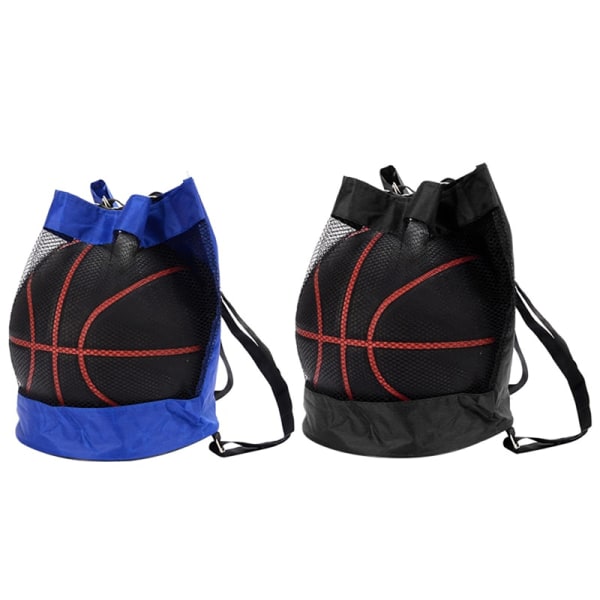 Sport Basketball Ryggsekk Skulderveske Basketball Nettveske Black