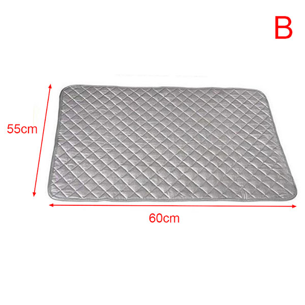 Kompakt bärbar strykmatta strykbräda rese torktumlare tvättmaskin 60*55cm