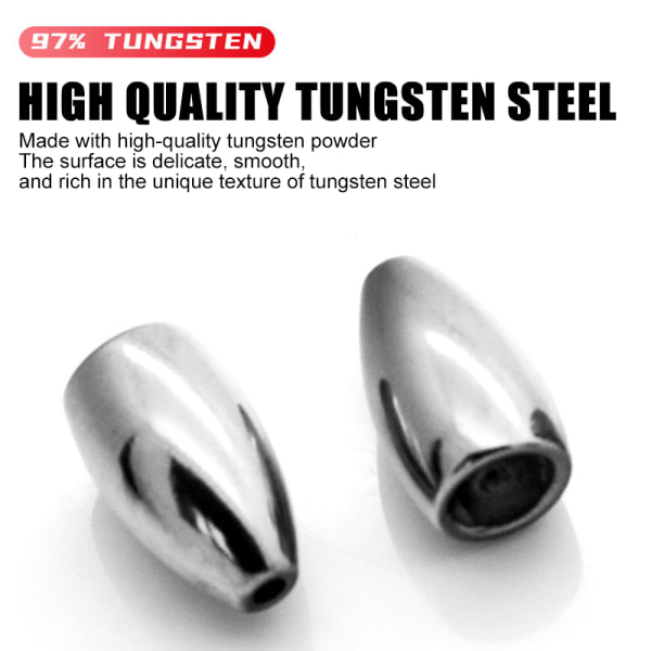 Tungsten Flue Spinner Composite Pailletter Langstøbte Micro Objekt 14.6g