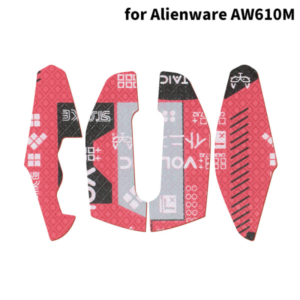 Svedbestandige musegrebstape-klistermærker til Alienware AW6 A3