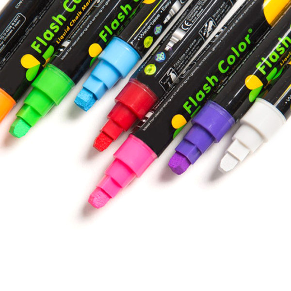 Liquid Chalk Erasable Highlighter Fluorescent Marker Pen Orange