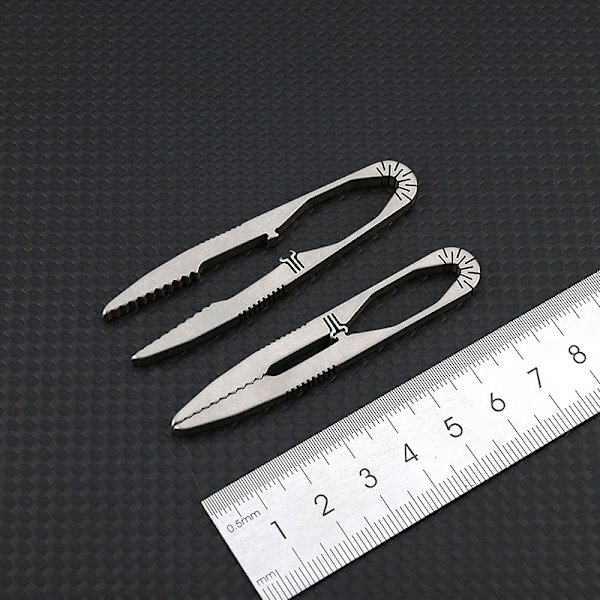 Titaaniseoksesta valmistetut pinsetit Clip Mini Titanium Pinsets Small Titan