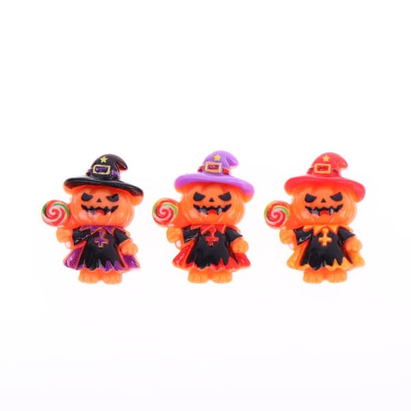5 st Halloween Pumpa Trollkarl Jack Hartsberlocker För DIY Hallowe Red
