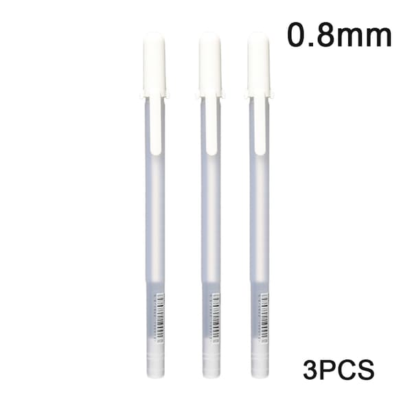 1/3st 0,8mm Oilly White Marker Penna Graffiti Pennor Vattentät Per 3PCS
