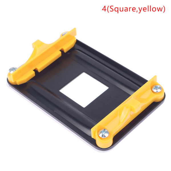 CPU Heatsink Mount Bracket AMD AM4 Cooler Heatsink Radiator 4(Square,yellow)