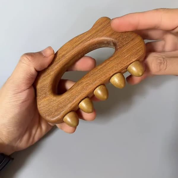 Træterapi Massagebræt Lymfedrænage Træmassager M