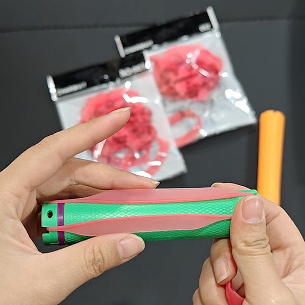 20 st permanentstav gummiband silikon hårrullar elastisk rem S