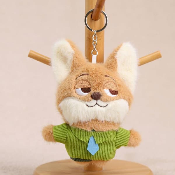 Zootopia Judy Hopps Plysch Nick Wilde Räv Nyckelring - e Stoppad D A1