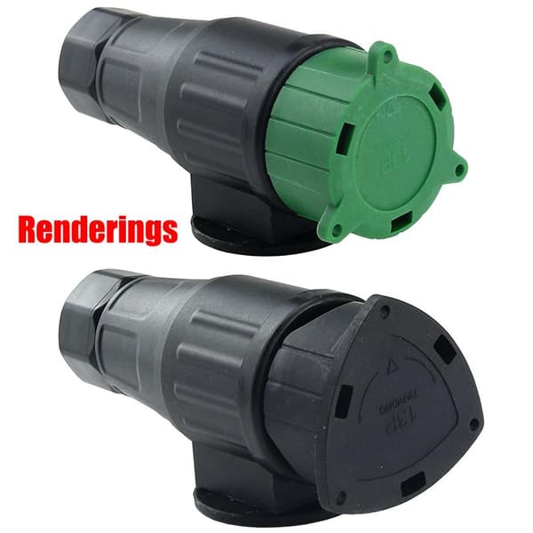 Trailerstikdæksel Stikholder 13-polet trailerstikdæksel RV Con A2
