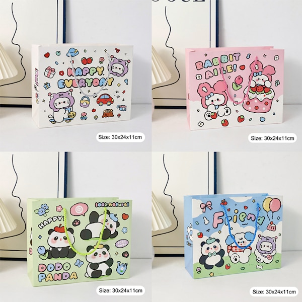 Kapibala papperspåse Capybara Kuromi Candy Cookie Presentförpackning Ba A2