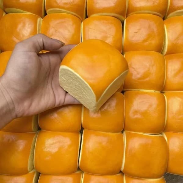 Hawaiiansk brød legetøj langsomt stigende Taba stressbolde bløde beroligende 6X6CM