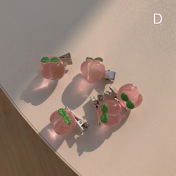 1Pc e Butterfly Rose Peach Hårnål Hårklemme for jente kvinner Gif B