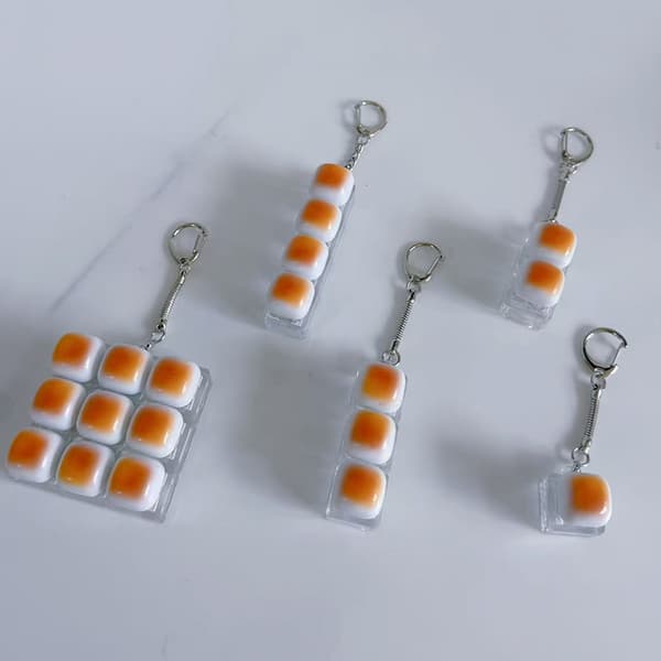 Karamelbrød Tastatur Nøglering Knap Lys Keycap 1PC 1