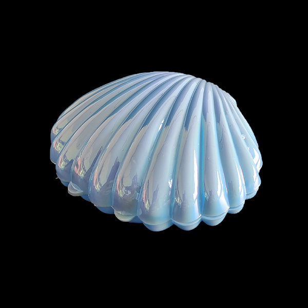 1Pc e Shell Plastic Candy Box MakeUp Smykker Opbevaringsæsker Wedd Blue