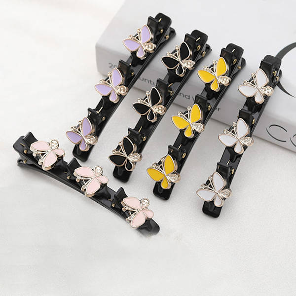 Hårnål Side Bangs Clip Damer Flickor Fixed Shape Clip Kvinnor Hai Pink