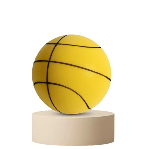 Innendørs Silent Basketball hoppeball for barn og voksne Orange 18CM