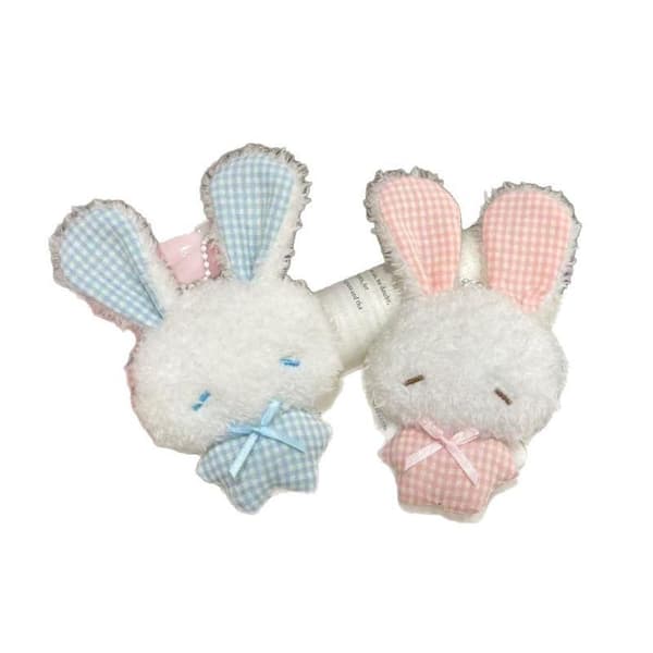 Kawaii Mini Kanin Plys Nøglering e Engel Tøjdyr Til Børn A1