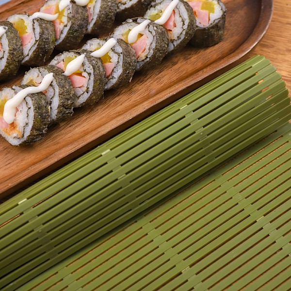 Kjøkken Sushi Rullematter Vaskbar Gjenbrukbar Sushi Form Matte DIY