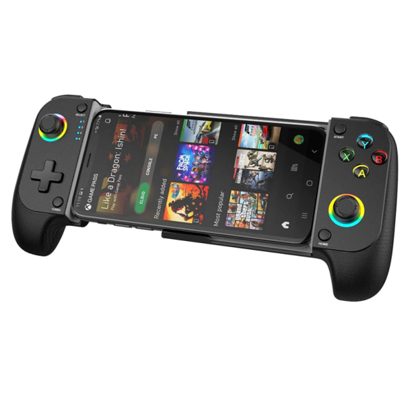 Trådlös spelkontroll för Iphone Smart Phone Bluetooth Gamep Black
