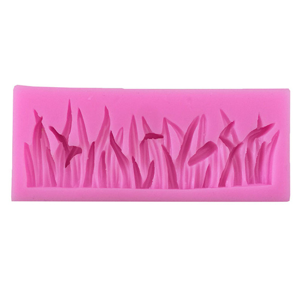 Ny DIY 3D kagedekoration græsformet fondant sukkerkage sili