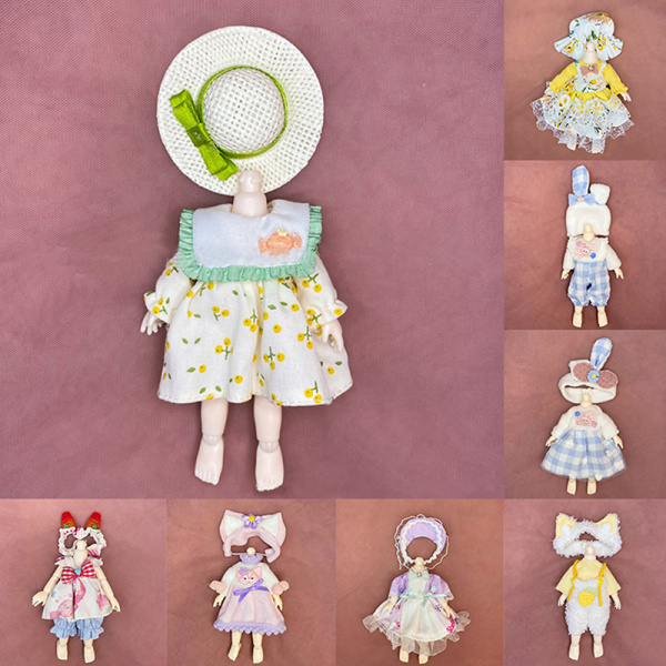 1 set kläder för 16-17 cm Doll Fashion Suit 1/12 eller 1/8 Doll Dr A1