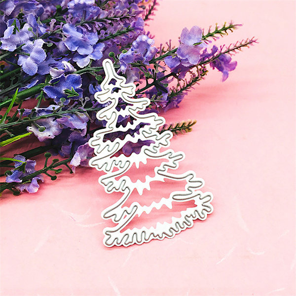 Metalliska Stämplar för Julgranar - Scrapbooking, Prägling 1PC