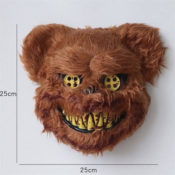 Bear Cosplay Mask Halloween Carnival Party Head Cover Masquer B