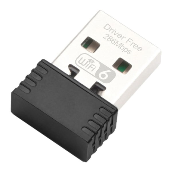 Mini WIFI 6 USB nätverkskort 802.11ax 286M 2,4GHz Wi-Fi Lan Ada USB Adapter