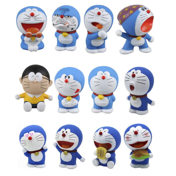 Kawaii Anime Doraemon Nobita Nobi Action Figur Model Toys e Co I