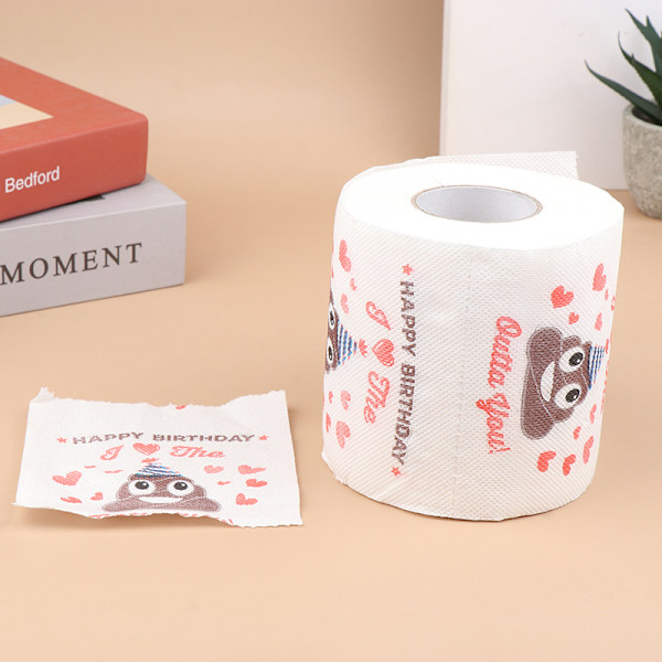 1Rulla Funny WC-paperirulla Syntymäpäiväsisustus Syntymäpäivälahjat Jok