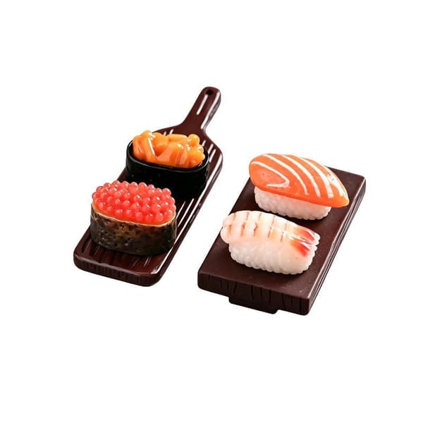 10 kpl Mini Sushi-malli Lohimäti Makea Katkarapu DIY Nukkekoti D A2