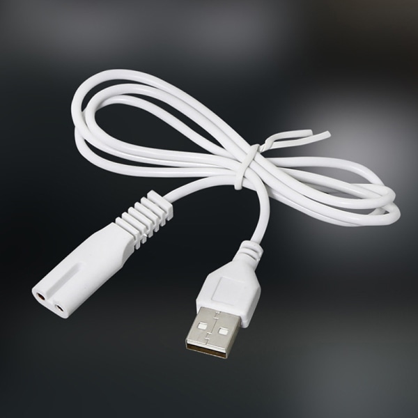 USB kaapelin latauslinja, 5 V taskulamppuparranajokone white