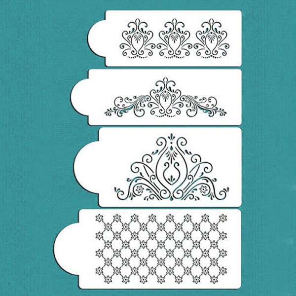 Prinsessapitsikakkukuppikakkustensiilit Joustavat askartelustensiilit 4 s
