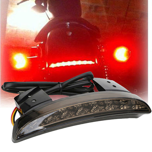 Montering av Motorcykel XL883 1200 Led Baklykta bak Red