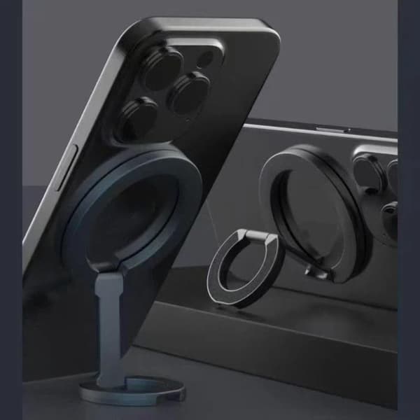 Magnetisk 360° roterande vikbart stativ dubbelsidig stark magnet A2