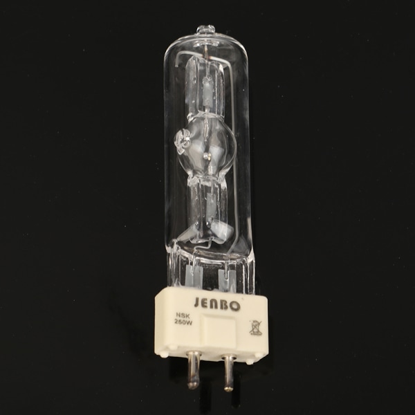Scenelyslampe MSD 250/2 MSD250W Watt 8000K Disco DJ LED Transparent