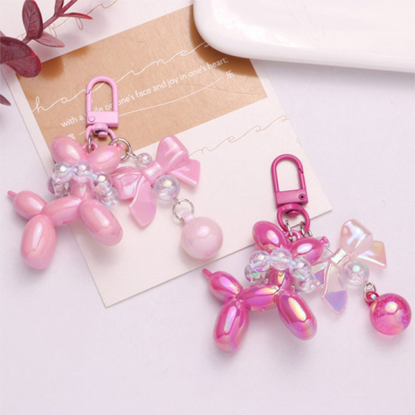 Muoti Stereo ja Heart Balloon Dog Avaimenperä Avaimenperä Crea A8