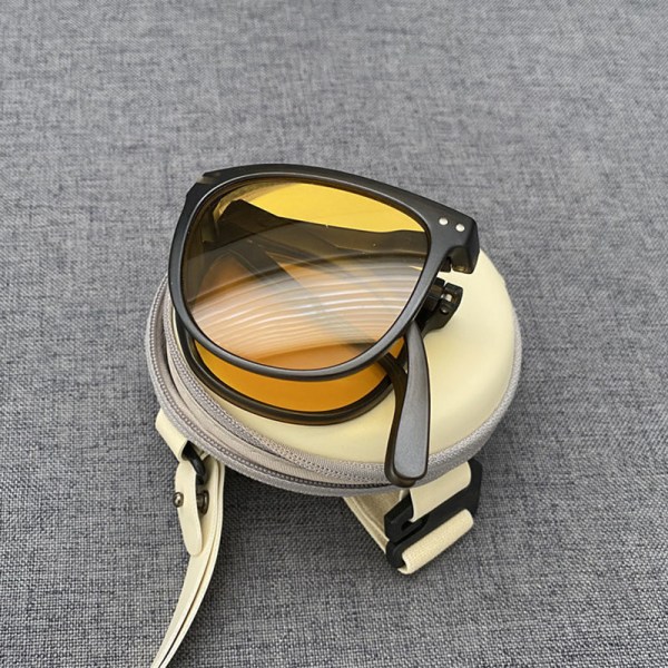 Kvinners mote sammenleggbare solbriller Damemerke designerglass A4