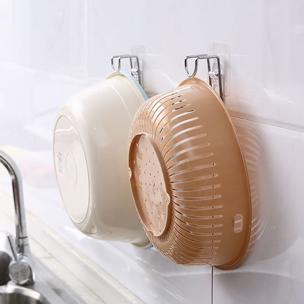 Punch-Free Sticky Bathroom Kitchen Traceless Washbasin Storage A2