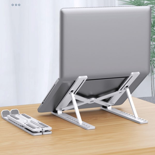 Bärbar stativ Bärbar Hållare Vikbar Plast för Notebook Tabl A2