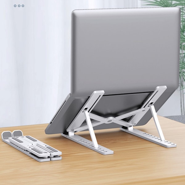 Bærbar stativ Bærbar Holder Sammenleggbar Plast for Notebook Tabl A3