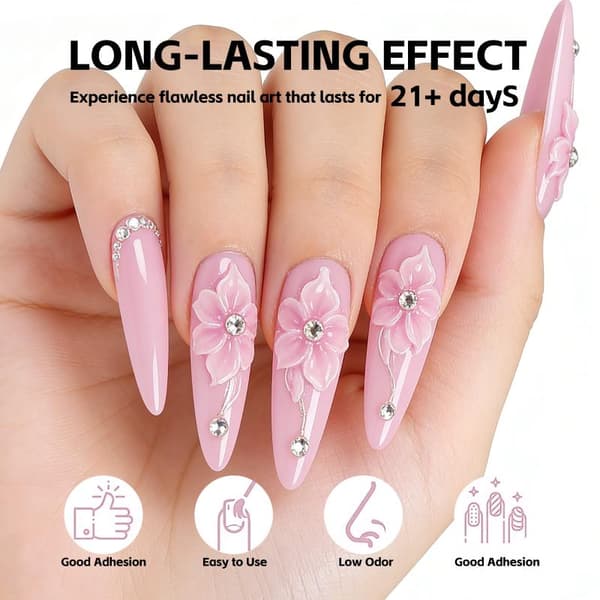 100g Solid Gel Builder For Nails 3D Hard Gel Non-Stick Hand For Clear