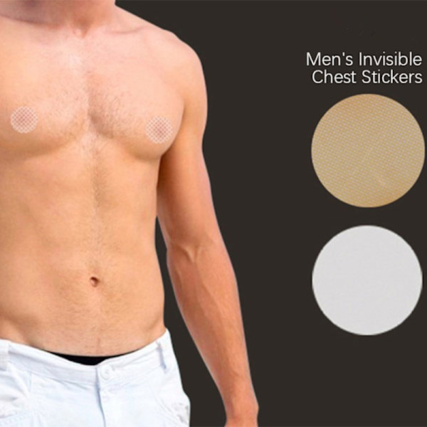 Miesten cover Brad Pad Breast Women Invisib Brown