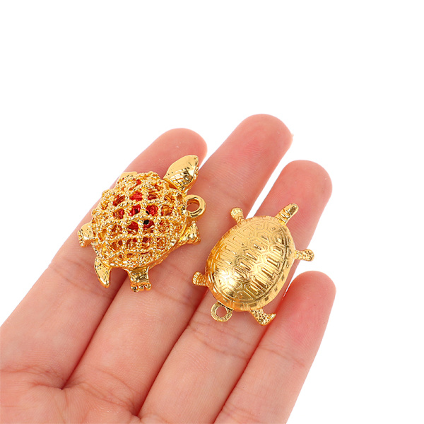 Golden Turtle nøkkelring anheng Penger Lucky Tortoise Ornament Ho 4#