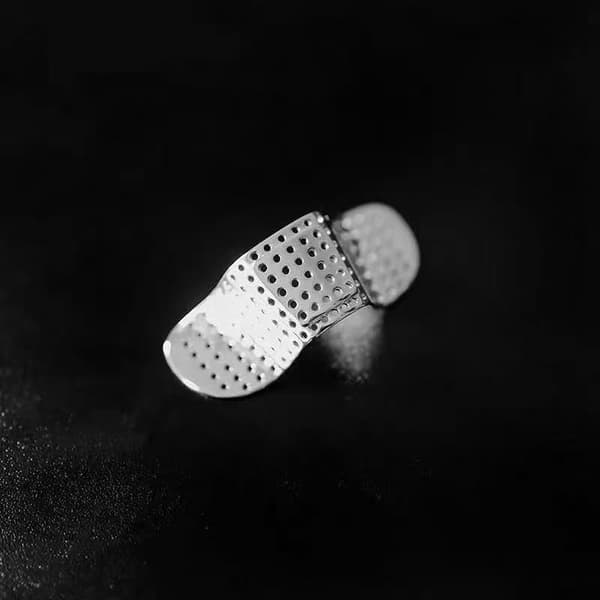 Punk Näsklämmor Plåster Metall Näsklämma Ansiktssmycken Trender Vi Silver